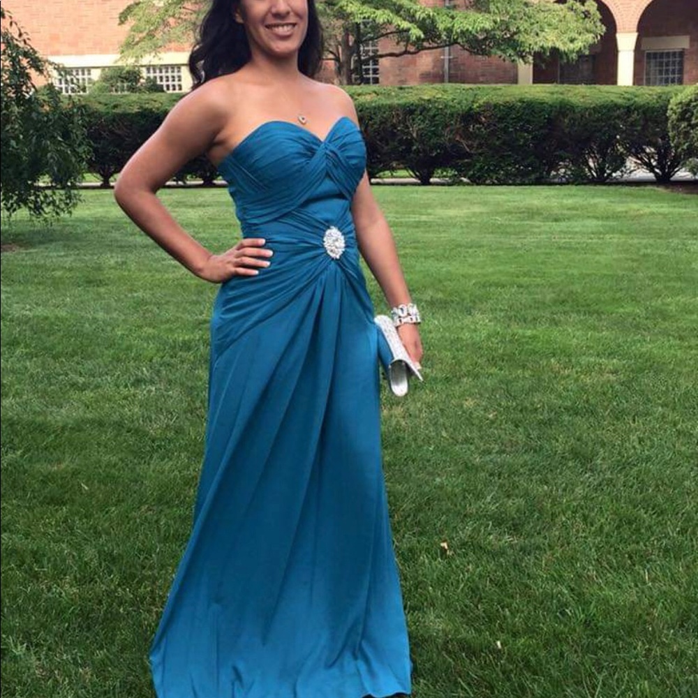 Maxi strapless dress